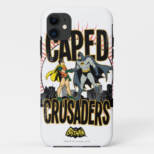Caped Crusaders Graphic Case-Mate iPhone Hülle (Rückseite)