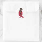 Caped Hero Sticker (Tasche)