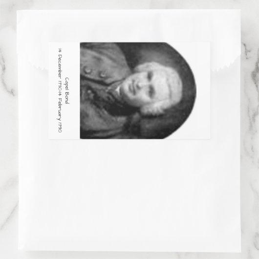 Capel Bond Rechteckiger Aufkleber (Tasche)