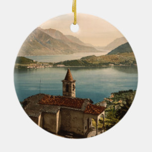 Capello St Angelo, Comer See, Lombardei, Italien Keramikornament