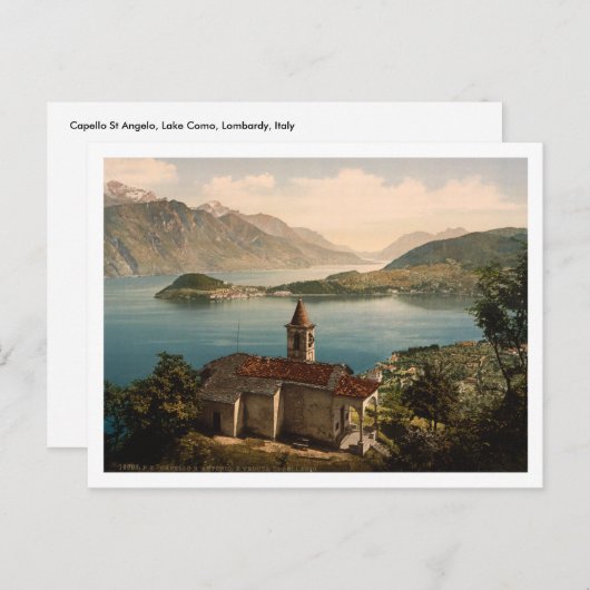 Capello St Angelo, Comer See, Lombardei, Italien Postkarte (Vorne/Hinten)