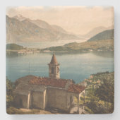 Capello St. Angelo, See Como, Lombardei, Italien Steinuntersetzer (Vorderseite)