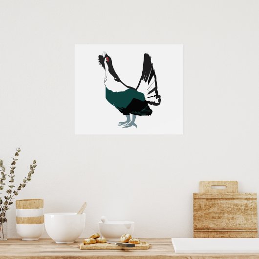 Capercaillie bird Art Value Poster Paper (Matte) (Küche)