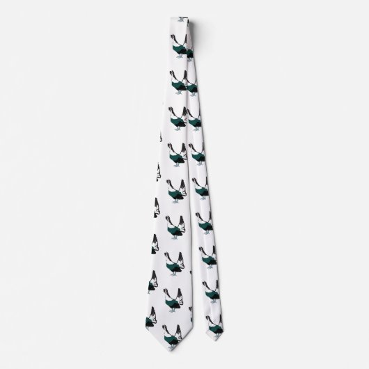Capercaillie Vogel Art Krawatte (Vorderseite)