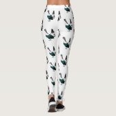 Capercaillie Vogel Art Leggings (Rückseite)