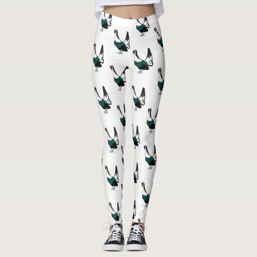 Capercaillie Vogel Art Leggings (Vorderseite)
