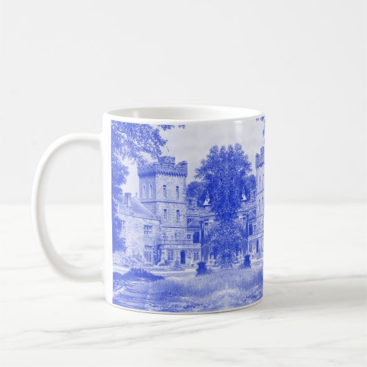 Capernwray Hall (blau) - Kaffeetasse (Links)
