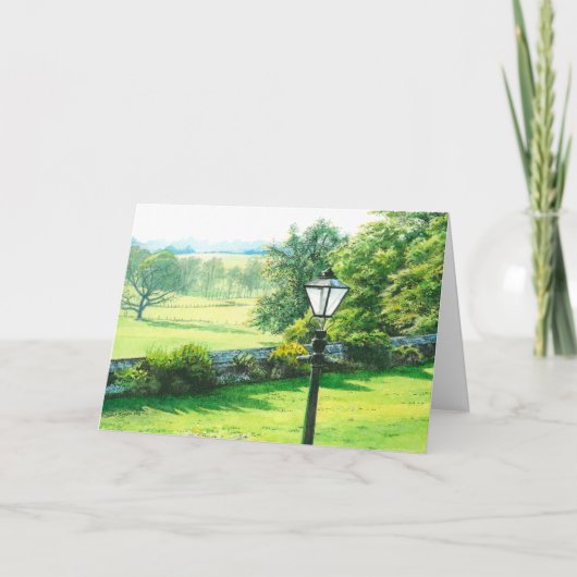 Capernwray Lamppost - Dankeskarte (Vorderseite)