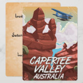 Capertee Valley Australia Reiseplakat Einladung (Vorne/Hinten)