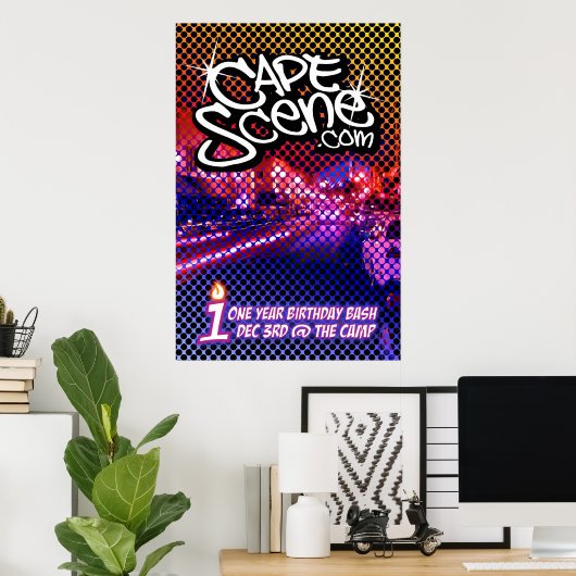 CapeScene.com Poster (Heimbüro)