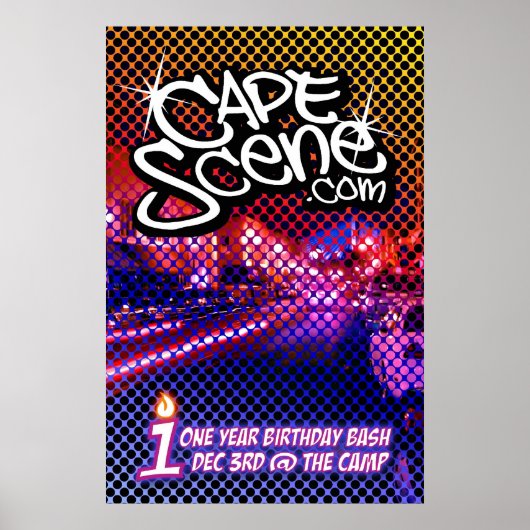 CapeScene.com Poster (Vorne)