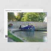 Capestang, Kanal du Midi Postkarte (Vorne/Hinten)