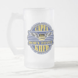 CAPFA-Tasse Mattglas Bierglas
