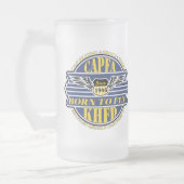 CAPFA-Tasse Mattglas Bierglas (Links)