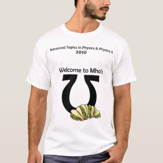 CAPhysics (schwarzer Text) T-Shirt