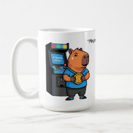 Capibara Arcade Gamer Water Bottle Kaffeetasse