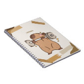 "Capibara Dreams: Libreta Única" Notizblock (Rechte Seite)
