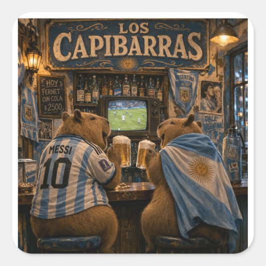 Capibarra Stickers bar brindis ilusión (Vorderseite)