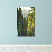 Capilano Canyon Aussicht auf den Berg Leinwanddruck (Insitu (Holzboden))