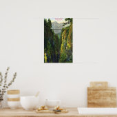 Capilano Canyon Aussicht auf den Berg Poster (Küche)
