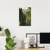 Capilano Canyon Aussicht auf den Berg Poster (Heimbüro)