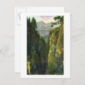 Capilano Canyon Aussicht auf den Berg Postkarte (Vorne/Hinten)