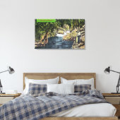 Capilano Canyon Blick auf den Lachspool Leinwanddruck (Insitu (Schlafzimmer))