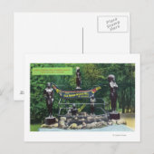 Capilano Canyon Indian wünscht Well View Postkarte (Vorne/Hinten)