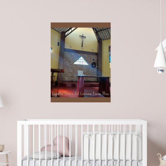 Capilla Virgen del Carmen, Comas, Lima, Perú Poster (Kinderzimmer 2)
