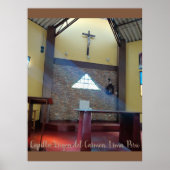 Capilla Virgen del Carmen, Comas, Lima, Perú Poster (Vorne)