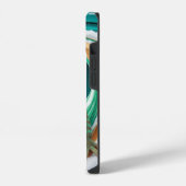 Capinha de Celular Camaleão: Estilo e Proteção iPhone Hülle (Linke Seite)