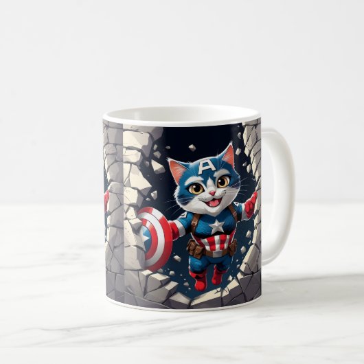 Capitain-Cat-Tasse Kaffeetasse (VorderseiteRechts)