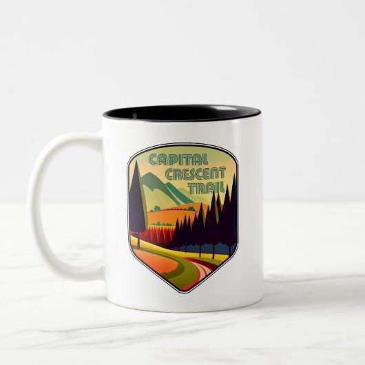 Capital Crescent Trail Colors Zweifarbige Tasse (Links)