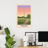 Capital Ring Fernwanderweg Reiseplakat Poster (Heimbüro)