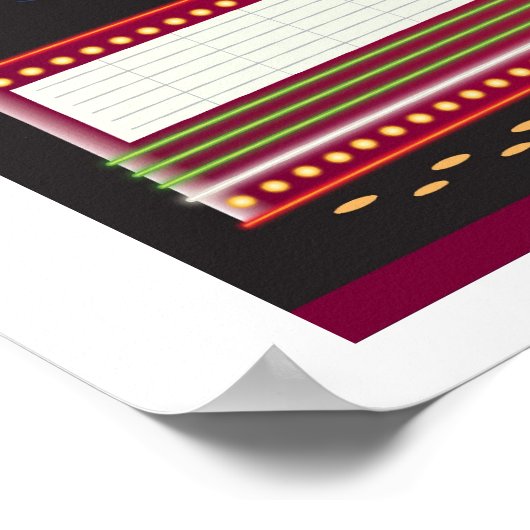 Capitan Marquee-Print Poster (Ecke)