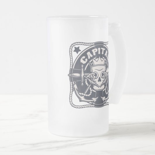 Capitan Mattglas Bierglas (VorderseiteRechts)