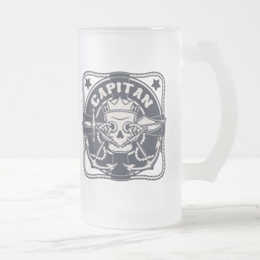 Capitan Mattglas Bierglas (Rechts)