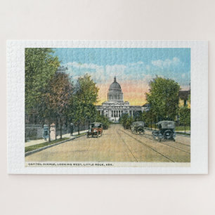 Capitol Ave., Little Rock, AR Vintage Postkarte Puzzle