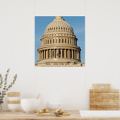 Capitol Building shot at dusk Poster (Küche)
