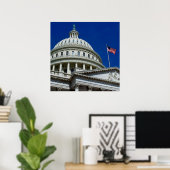 Capitol Building, Washington, USA Poster (Heimbüro)
