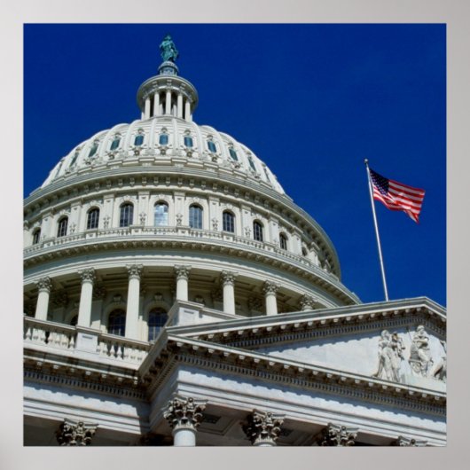 Capitol Building, Washington, USA Poster (Vorne)