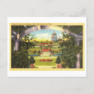 Capitol Dome vom Memory Park, Salt Lake City,  Postkarte