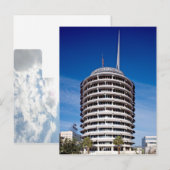 Capitol Records Tower LA Postkarte (Vorne/Hinten)