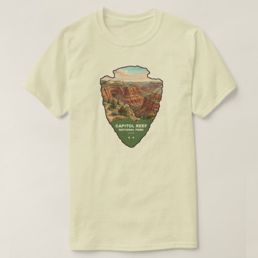 Capitol Reef National Park Pfeilspitze T-Shirt (Design vorne)