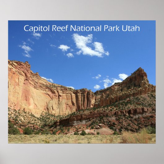 Capitol Reef National Park Poster (Vorne)