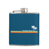 Capitola Beach California Flachmann (Vorderseite)