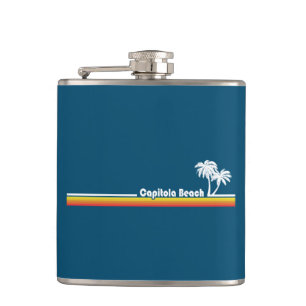 Capitola Beach California Flachmann