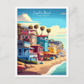 Capitola Beach California USA Vintage Reise Postkarte (Vorderseite)