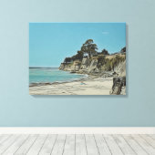 Capitola Beach Canvas Print Leinwanddruck (Insitu (Holzboden))