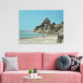 Capitola Beach Canvas Print Leinwanddruck (Insitu (Wohnzimmer))